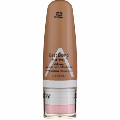 Almay Best Blend Forever Foundation, True Beige, 1 fl. oz., SPF 40 Broad Spectrum