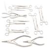 G.S Set 16 Pieces Body Ear Lip Piercing Forceps Pliers Clamps Tools view 1