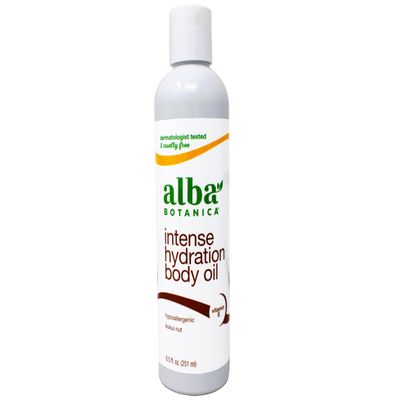 Alba Botanica Massage Oil Kukui Nut 8.5 Fz