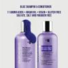 Oligo Professionnel - Blacklight Blue Shampoo & Conditioner for blondes - Sulfate-Free - Vegan - Eliminate brassy tones - Refresh Faded Highlights - Argan oil - Hydrating Formula - 8.5oz DUO BUNDLE view 4