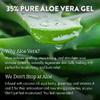ALOE UP Spa Collection After Sun Light Moisturizer - Organic Hydrating After Sun Lotion With Aloe Vera Gel and Vitamin E - Reef Friendly - Mineral Oil Free - Peach-Apricot Fragrance - 4 Oz view 3