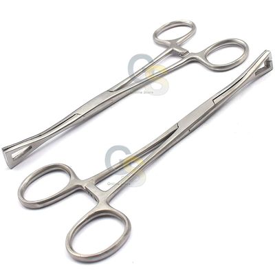 G.S Body Piercing Pennington Forceps Slotted & UNSLOTTED 6" Stainless Steel Septum Ear Nose Tongue Lip Eyebrow