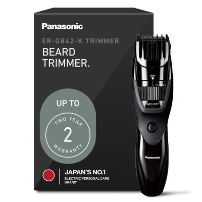 Panasonic Beard Trimmer for Men, Wet/Dry Facial Hair Trimmer with 19 Length