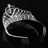 30-Year-Old 30 Years Old Birthday Party Austrian Rhinestone Crystal Tiara Crown With Hair Combs Headband Headpiece Queen Princess Celebration T815 Silver view 4