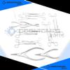 OdontoMed2011 SET 16 PIECES BODY EAR LIP FORCEPS PLIERS CLAMPS TOOLS ODM view 2