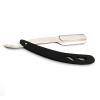 AAPROTOOLS PROFESSIONAL FOLDING STAINLESS STEEL BARBER STRAIGHT EDGE SHAVING RAZOR (SILVER AND BLACK) A+ QUALITY view 1