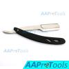 AAPROTOOLS PROFESSIONAL FOLDING STAINLESS STEEL BARBER STRAIGHT EDGE SHAVING RAZOR (SILVER AND BLACK) A+ QUALITY view 2