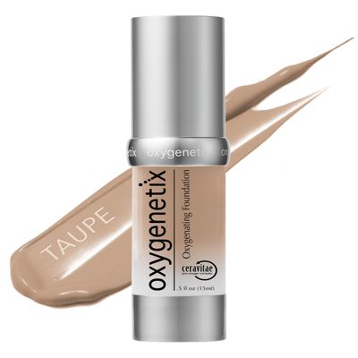 Oxygenetix Oxygenating Foundation  Taupe | Breathable Makeup for Face | Buildable Coverage with Weightless Feel | Longwear Foundation for Women | Safe for Sensitive or Laser-Treated Skin