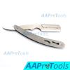 AAPROTOOLS STAINLESS STEEL STRAIGHT BARBER RAZORS FOLDING HAIR REMOVAL SHAVING A+ QUALITY view 2