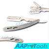 AAPROTOOLS PROFESSIONAL BARBER STRAIGHT EDGE RAZOR SAFETY WITH 100 SHARP BLADES - CLOSE SHAVING MEN'S MANUAL SHAVER - PRECISE CUTTING - BARBER'S FAVORITE A+ QUALITY view 3
