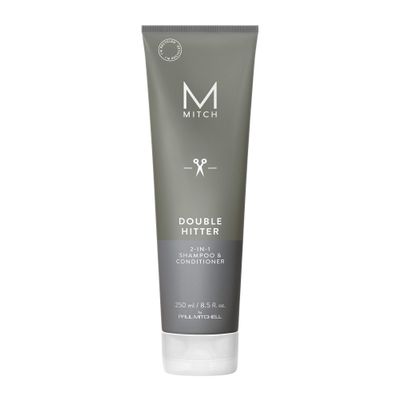MITCH by Paul Mitchell Double Hitter 2-in-1 Shampoo & Conditioner for Men, For All Hair Types, 8.5 fl. oz.
