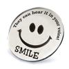 Trainers Warehouse Mini Round Smile Mirrors (10/Set) | A Reminder to Communicate Positive Energy Through Voice - Handy Mini-Mirror | 2.25 Inch Diameter Adhesive Backing view 2