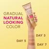 Jergens Natural Glow Self Tanner Body Lotion, Sunless Tanning, Fair to Medium Skin Tone, Daily Moisturizer with Coconut Oil, Vitamin E and Antioxidants, 7.5 Oz view 4