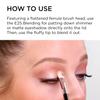 Sigma Beauty Professional E25 Eyeshadow Blending Brush  Professional Eyeshadow Brush for Seamless Eyeshadow Blending, Softens Dramatic Edges & Harsh Lines for a Well Blended Effect (1 Brush) view 4