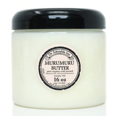Dr Adorable - 16 oz - Murumuru Butter - Refined Pure Natural Premium Organic Cold Pressed