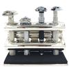 Parker Double Edge Razor Stand - Solid Brass with Mirror Chrome Finish -Holds 4 Razors - Parker Stand with Padded Base - Excellent Storage for Long Handled Double Edge Safety Razors view 4