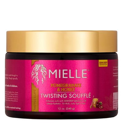 Mielle Organics Pomegranate & Honey Twisting Souffl, Sulfate and Paraben Free, 12 Ounces