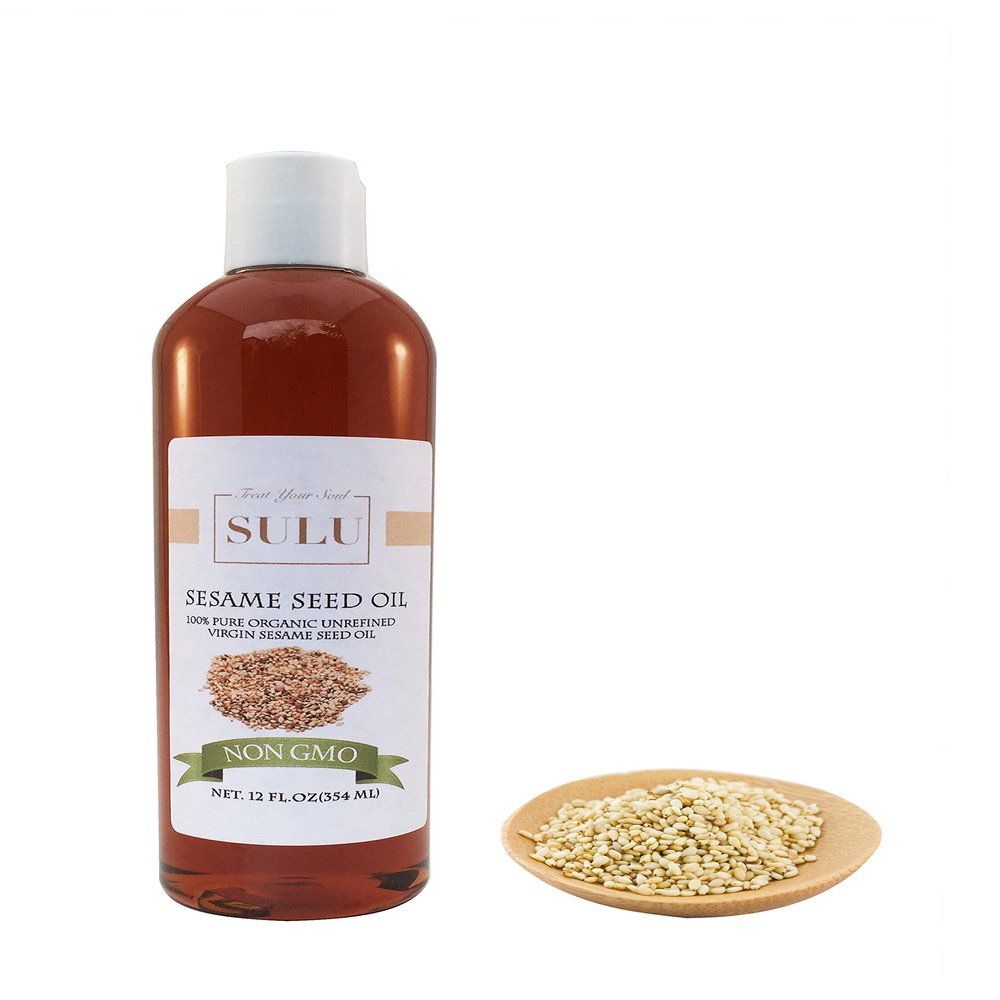 100% Pure USDA Organic Refined Sesame seed Oil -16 fl.oz