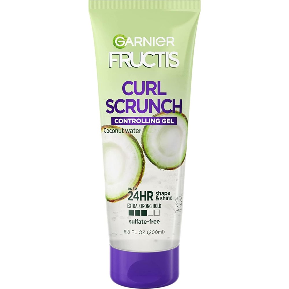 Garnier Fructis Style Curl Scrunch Controlling Gel 6.8 oz (Pack of 2)