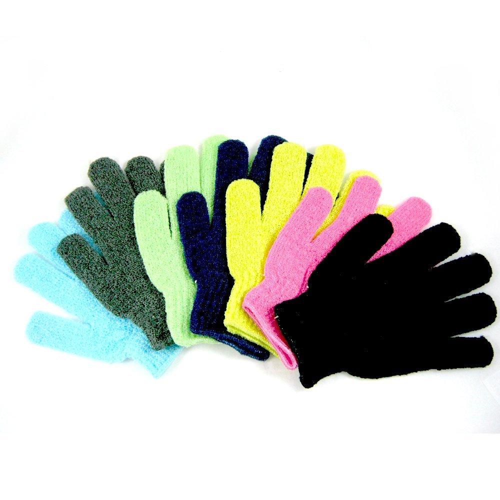 1 Shower Bath Glove Exfoliating Wash Skin Spa Massage Scrub Loofah Body Scrubber by ATB