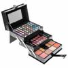 SHANY All In One Makeup Set, 67 Colors Eyeshadow, Blushes, Face Powder, Lipstick, Eye liners, Make up Pencils and Cosmetics Mirror - Makeup Kit With Reusable Beauty Organizer Train Case - Black view 3