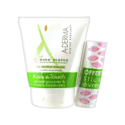 A-Derma Crme Mains Rparation Intense 50ml + Stick  Lvres