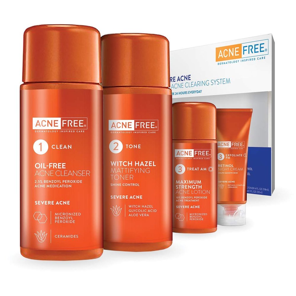 ACNE FREE SEVERE ACNE 24 HR CLEARING SYSTEM (5 Pack)