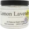 All Natural Lemon Lavender Bath Salts by Eclectic Lady, 16 ounces view 1