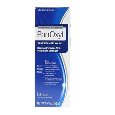 PanOxyl Foaming Acne Wash Maximum Strength 5.5 oz (Pack of 3)