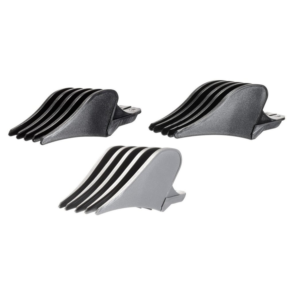 Miaco Size 10, 12 and 16 (1.25", 1.5" and 2") Clipper Guide Comb Set fits Wahl Clippers