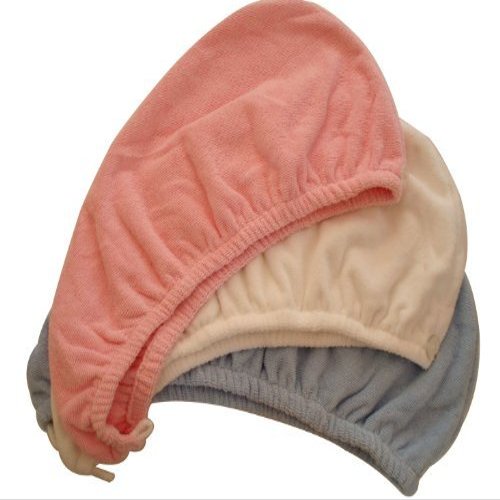 3 pcs/Set Ultra Absorbent Microfiber Hair Drying Turban, Twist Wrap (Small Size)