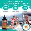 Caribbean Breeze SPF 4 Dark Tanning Oil Intensifier, Tanning Accelerator Outdoor with Mango Lime Fragnance, Rich in Anti Oxidants, Beta-Carotene, and Pomegranate Extracts, 8.5 oz (250 ml) view 2