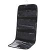 WODISON Foldable Clear Hanging Travel Toiletry Bag Cosmetic Organiser Storage, Black, One Size view 1