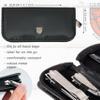 3 Swords Germany - brand quality 3 piece manicure pedicure grooming kit set for professional finger & toe nail care tool clipper fashion leather case in gift box, Made by 3 Swords (00811) view 4