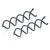 10Pcs Round Tips Spiral Bobby Hair Pins Spin Pin Hair Clip Twist Screw Hair Pins Bun Stick for DIY Hair Style Tool (Black) view 1