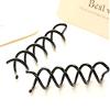 10Pcs Round Tips Spiral Bobby Hair Pins Spin Pin Hair Clip Twist Screw Hair Pins Bun Stick for DIY Hair Style Tool (Black) view 2