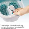 HoMedics Bubble Spa Elite Footbath, 2-in-1 Removable Pedicure Center, Toe-Touch Control, Easy Tote Handle No-Splash, FB-450H view 3
