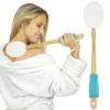 Vive Lotion Applicator for Back, Feet (17.5") - Self Washer Beauty Shower Sponge, Long Handle Cream Wand for Elderly, Women - Apply Medicine, Skin Cream, Body Wash, Sunscreen -Easy to Clean view 1