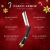 Naked Armor King Arthur Straight Razor - Shave Ready Gold Japanese Stainless Steel Straight Razors for Men with Ebony Wood Scale, Case Included, Close Shave view 4