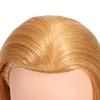 20-22" 100% Human Hair Mannequin Head Training Head Cosmetology Manikin with Free Clamp Stand (Blonde) view 3