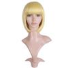 MapofBeauty 12 Inch/30cm Fashion Lady Short Straight Flat Bangs Bob Wig (Blonde) view 1
