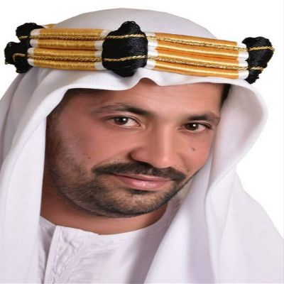 Al Hobish King Oqal Igal Agal Eqal Egal Arabian Headwear Shemag Saudi Headband Black Scarf Cord (gold with black)