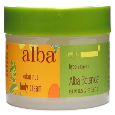 Alba Botanica Kukui Nut Body Cream, 6.5 Ounce - 3 per case.