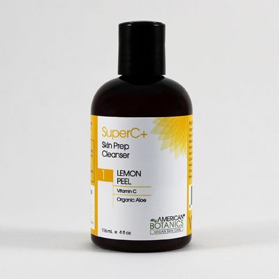 American Botanics Superc Skin Prep Lemon Peel Cleanser, 4 Fluid Ounce