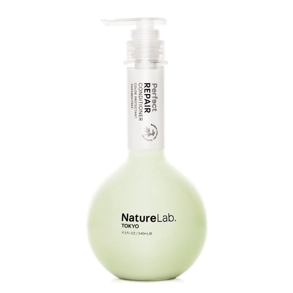 NatureLab.TOKYO Perfect Repair Conditioner - Lightweight Conditioner for Damaged, Color-Treated Hair - Penetrates Roots and Revitalizes & Restores Strands Back to Life - Japanese Hair Care - 11.5oz