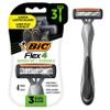 BIC Flex 4 Sensitive Men's 4-Blade Disposable Razor,3 Count view 1