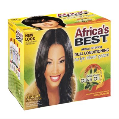 Africas Best Regular Relaxer Kit, Pack of 6
