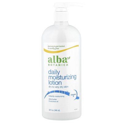 Alba Botanica - Body Lotion - Very Emollient - Coconut Rescue - 32 oz