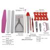 12-piece Carrion Scissors Edge Trimmer Cuticle Cutter Pusher Manicure Nail Tool Set Kit view 2