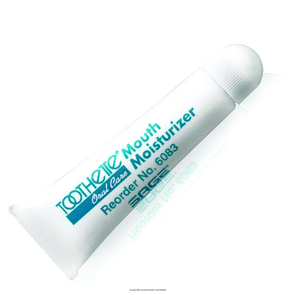 Toothette Oral Care Mouth Moisturizer with Vitamin E and Coconut Oil - Pack of 5 tubes (0.5 oz. each)